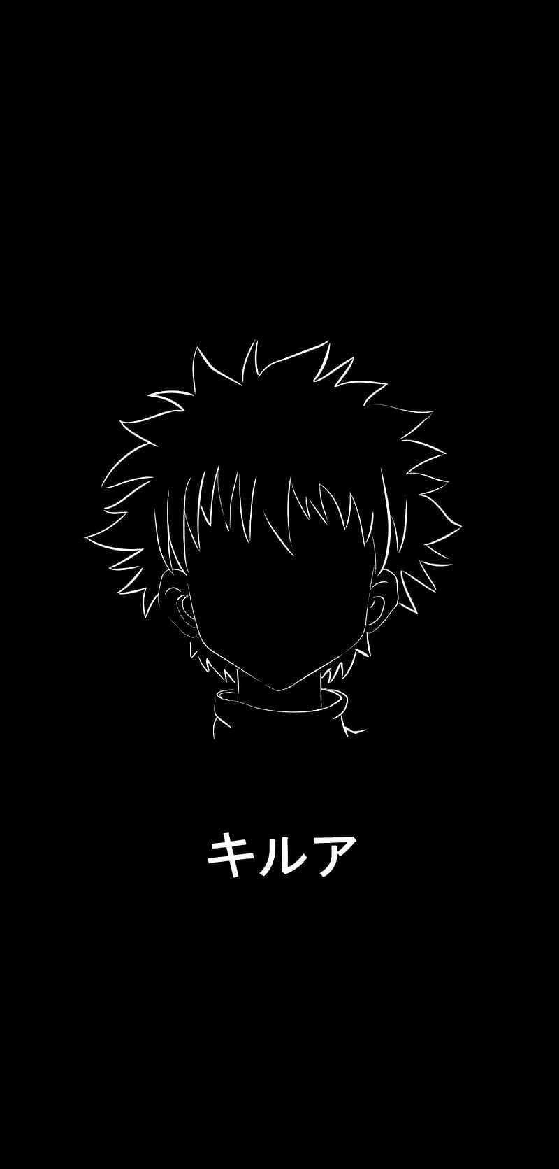 Killua, hunter x hunter, white, kirua, gon, black, hxh, HD phone wallpaper