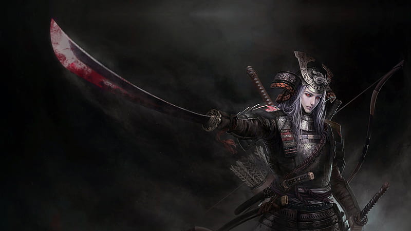 Katana Samurai Sword Warrior Samurai, HD wallpaper