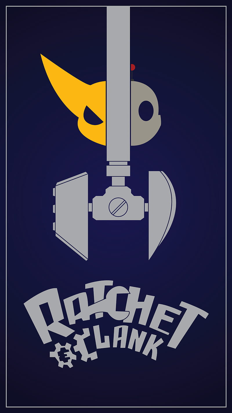 Ratchet and clank , blue, lombax, ratchet and clank, wrench, HD phone wallpaper