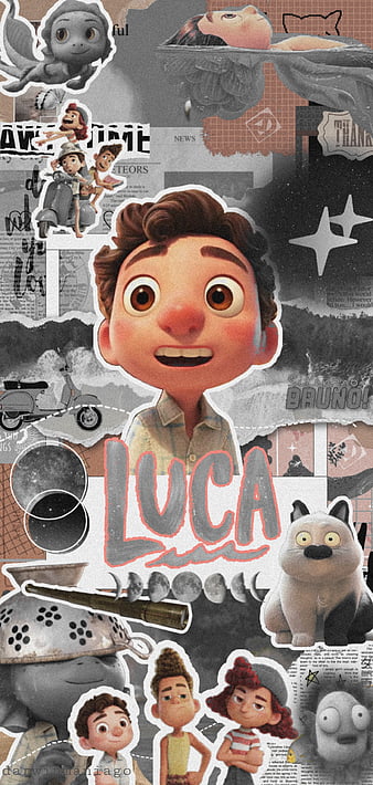 Download Pixar Luca Paguro Poster Wallpaper
