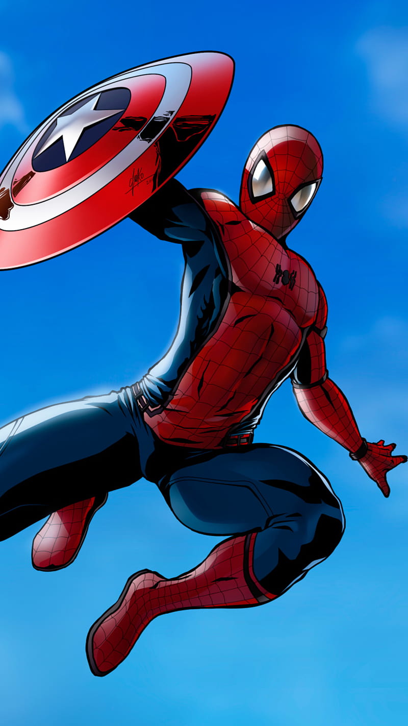 spider man, civil war, HD phone wallpaper