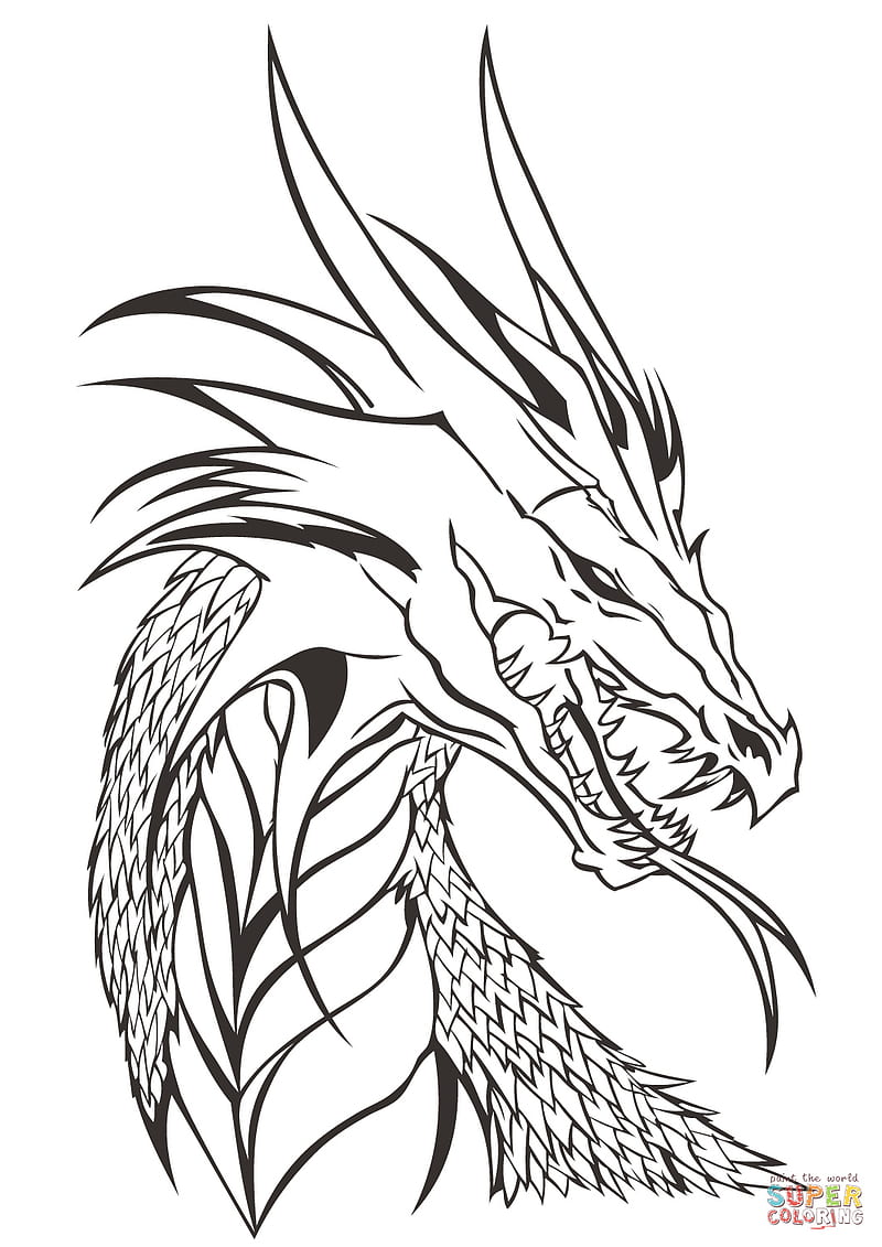 dragon, ideas, tattoo, HD phone wallpaper