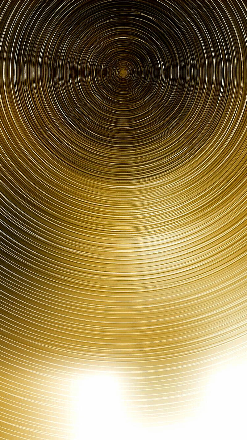 golden, circle, gold, round, HD phone wallpaper