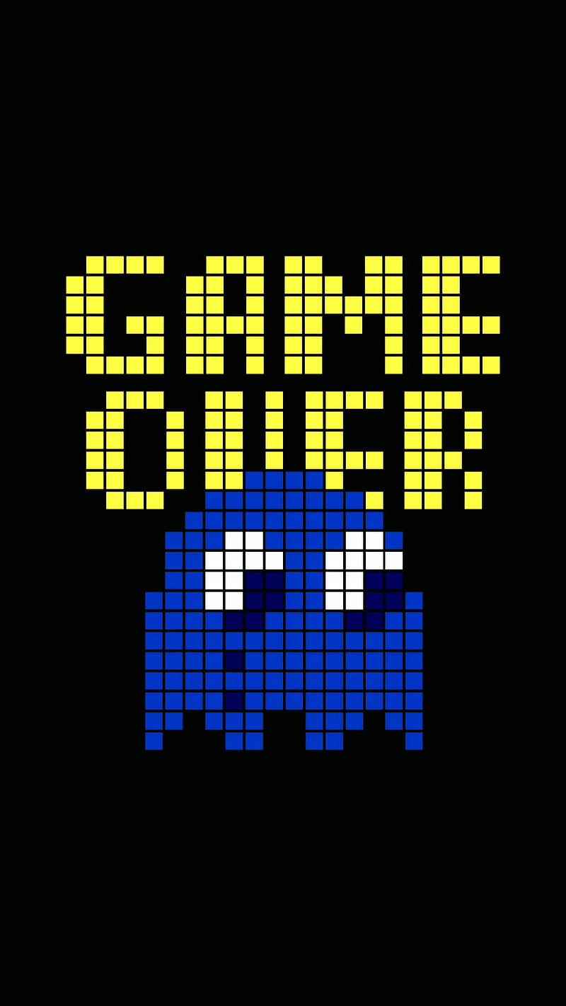 Pacman Game Over, gaming, icio, HD phone wallpaper | Peakpx