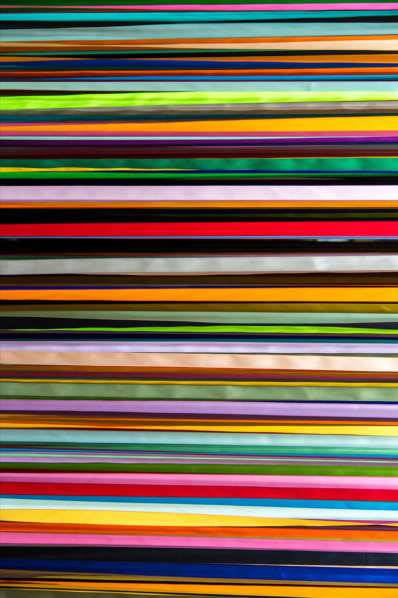 lines, colorful, ribbons, stripes, iridescent, bright, HD phone wallpaper