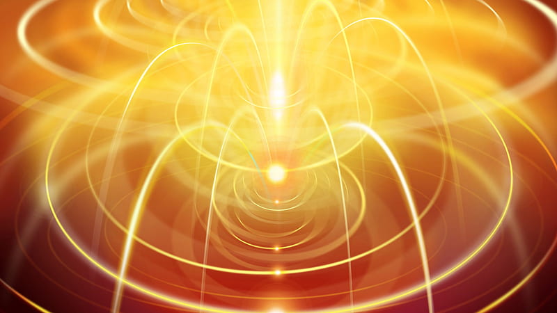Yellow Flame Orange Light Effect Abstract, HD wallpaper