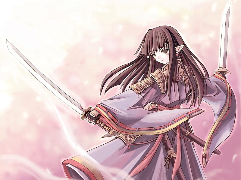 Anime Sword - -, Anime Girl Swordsman HD wallpaper | Pxfuel
