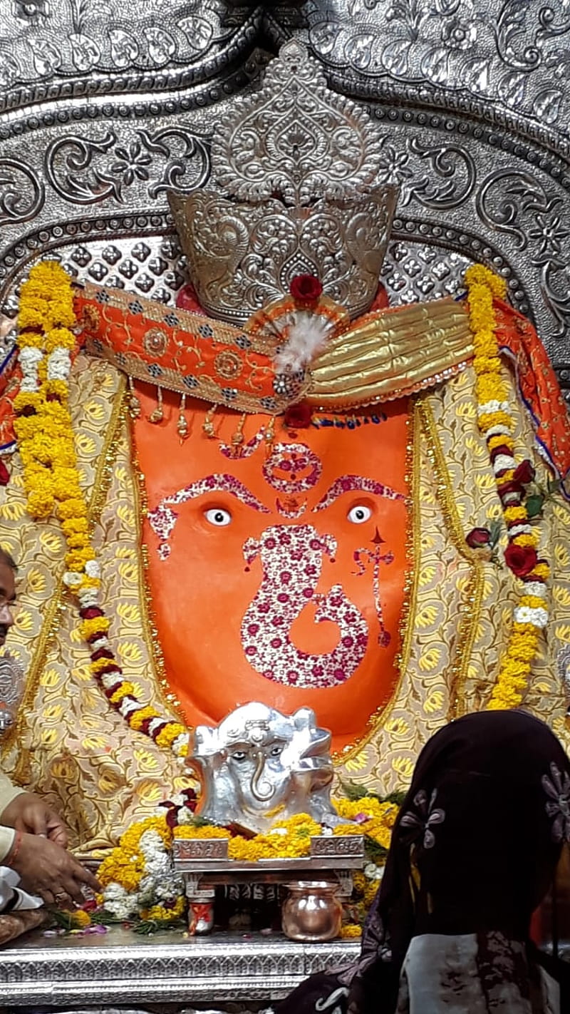Khajrana Ganesh, ganesh , ganesha, HD phone wallpaper
