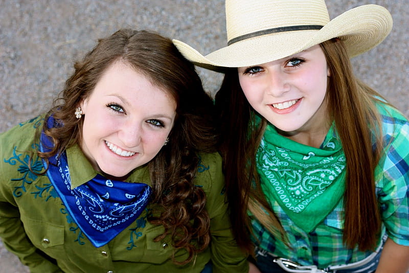 Cowgirl With Mom Female Models Hats Cowgirl Mom Ranch Fun