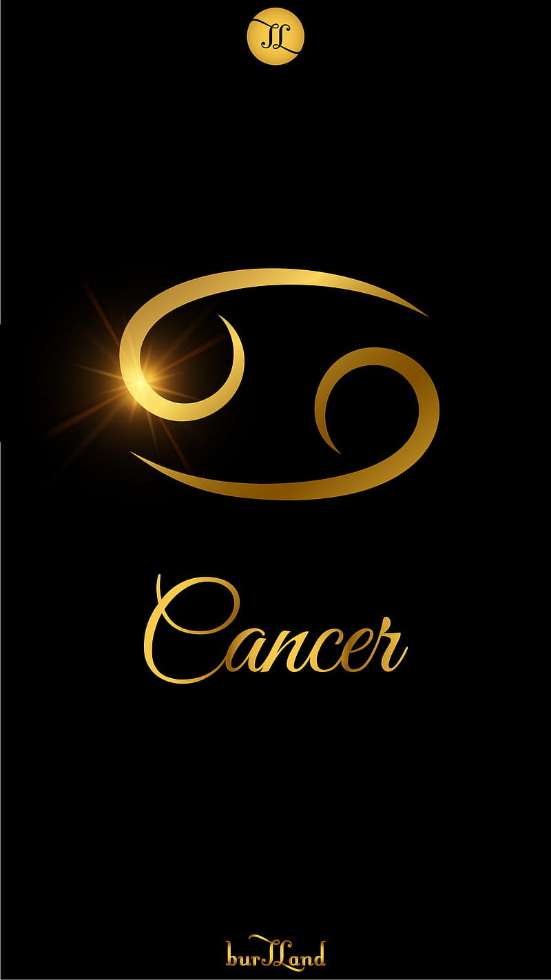 VIP Cancer, Burjland, Burjland Cancer, Cancer, Cancer sign, Cancer , Golden, Xerceng burcu, Yengec burcu, luxury zodiac, HD phone wallpaper