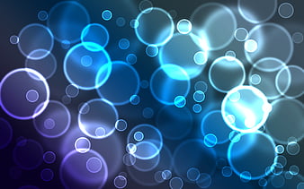 Bokeh Bubbles (Blue), bokeh, purple, bubbles, colors, abstract, blue, light,  HD wallpaper | Peakpx