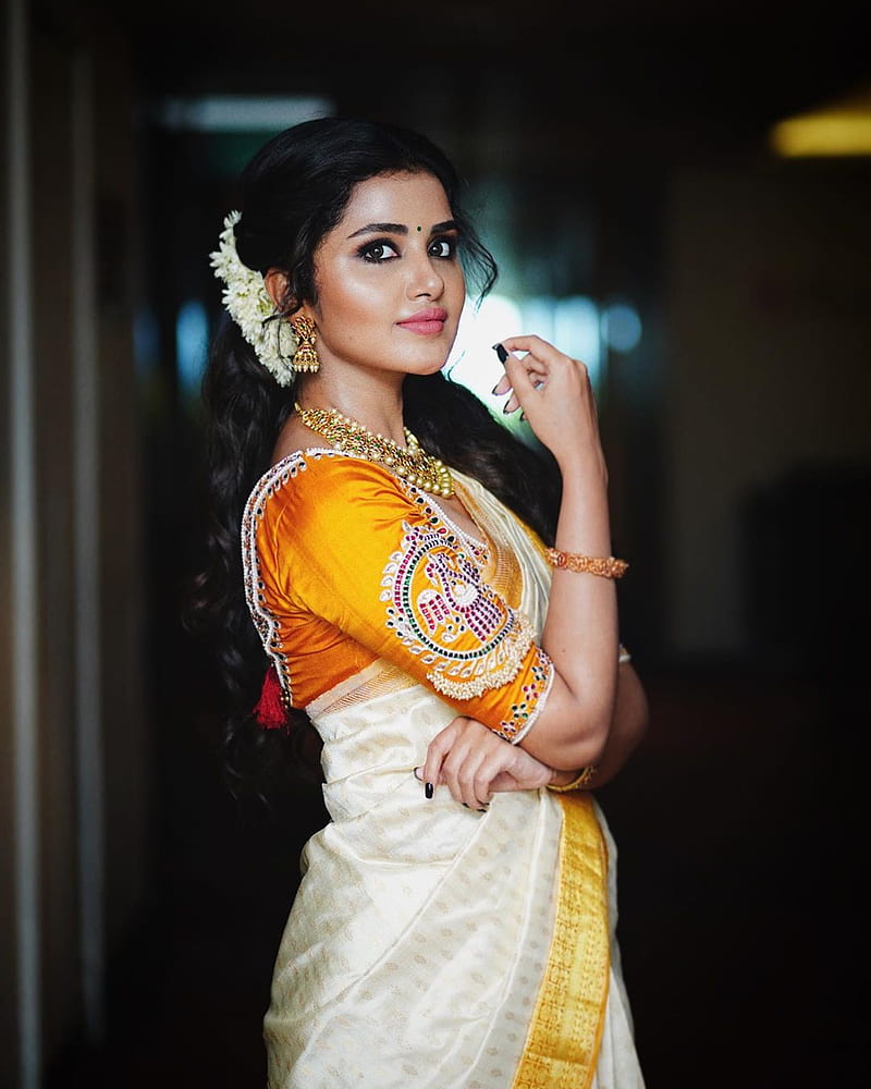 anupama parameswaran, actress, malayalam, tollywood, HD phone wallpaper