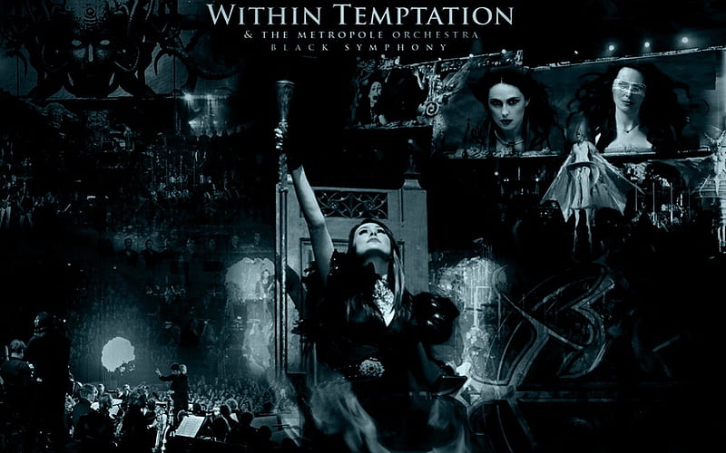 Within Temptation, rock, adel, music, band, sharon, sharon den adel, dutvh, holland, netherlands, metal, logo, heavy, within, temptation, HD wallpaper