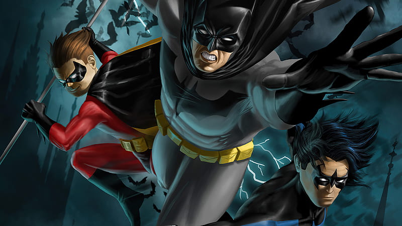 Batman, DC Comics, Dick Grayson, Nightwing, Robin (DC Comics), HD wallpaper