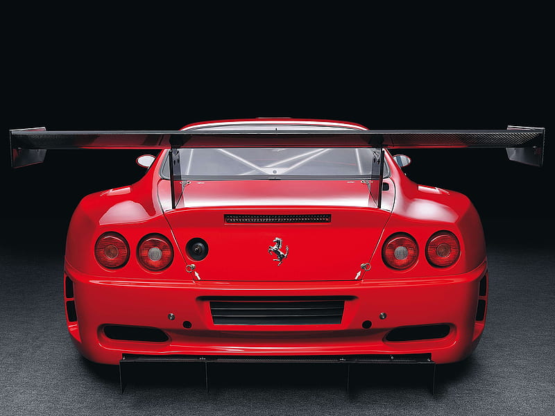 2004 Ferrari 575 GTC, Coupe, Race Car, V12, HD wallpaper