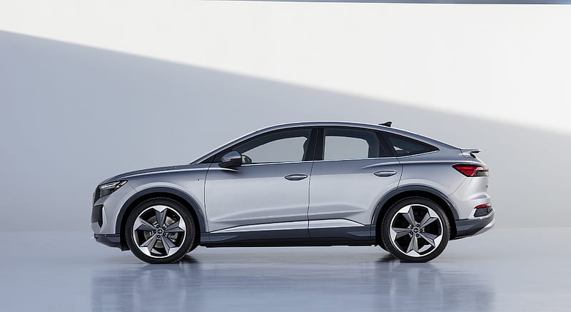 2022 Audi Q4 Sportback e-tron Color: (Florett Silver) - Side , car, HD wallpaper