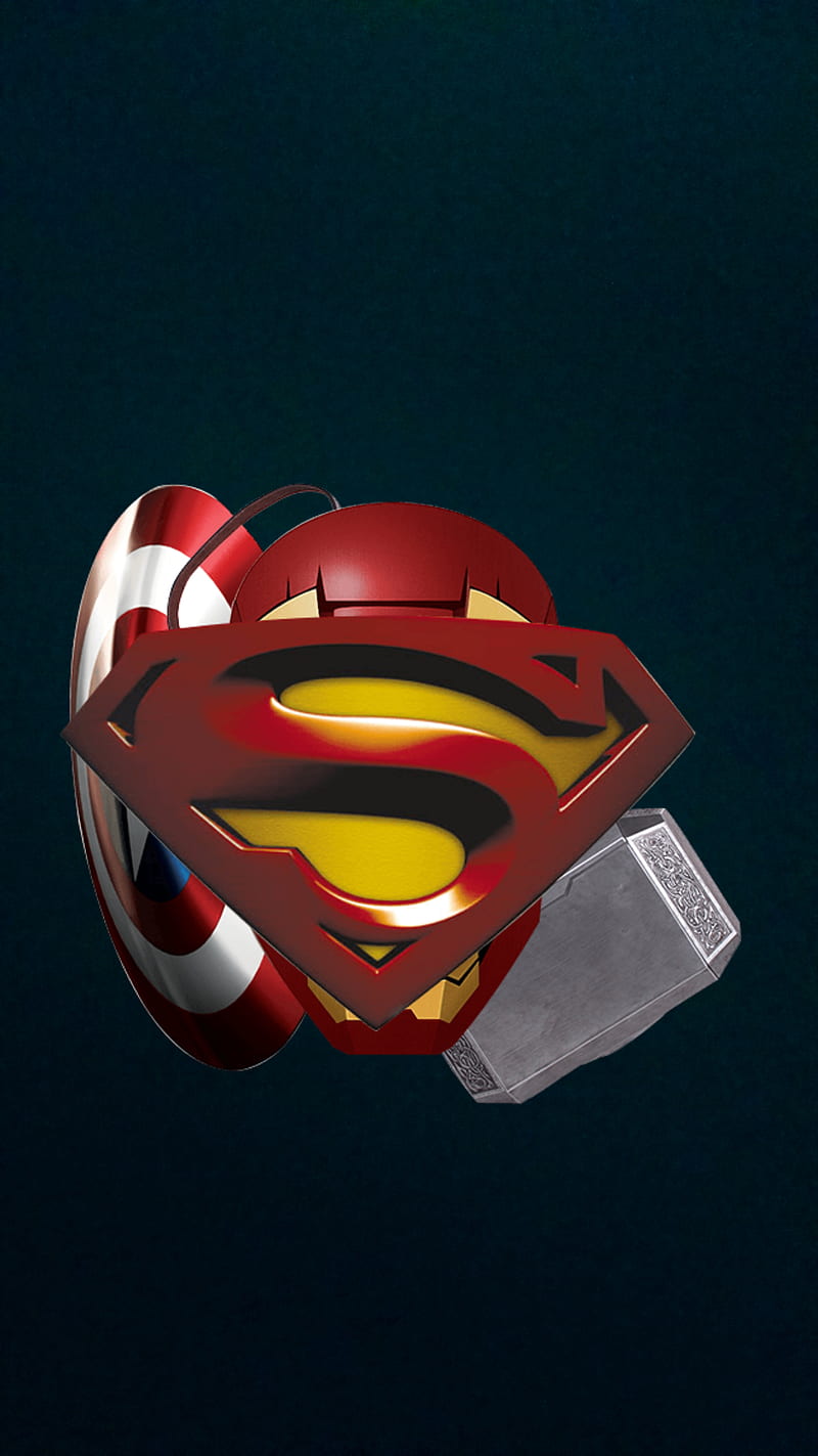 superhero logo wallpaper