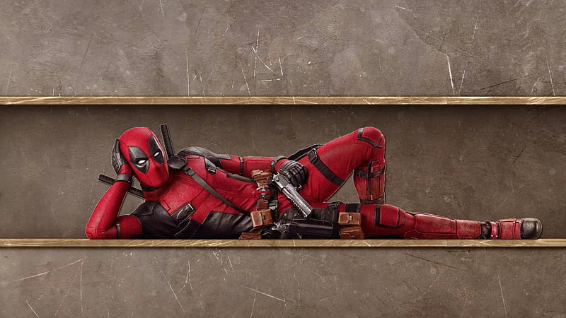 Deadpool Is Lying Down On Steps Deadpool, HD wallpaper | Peakpx