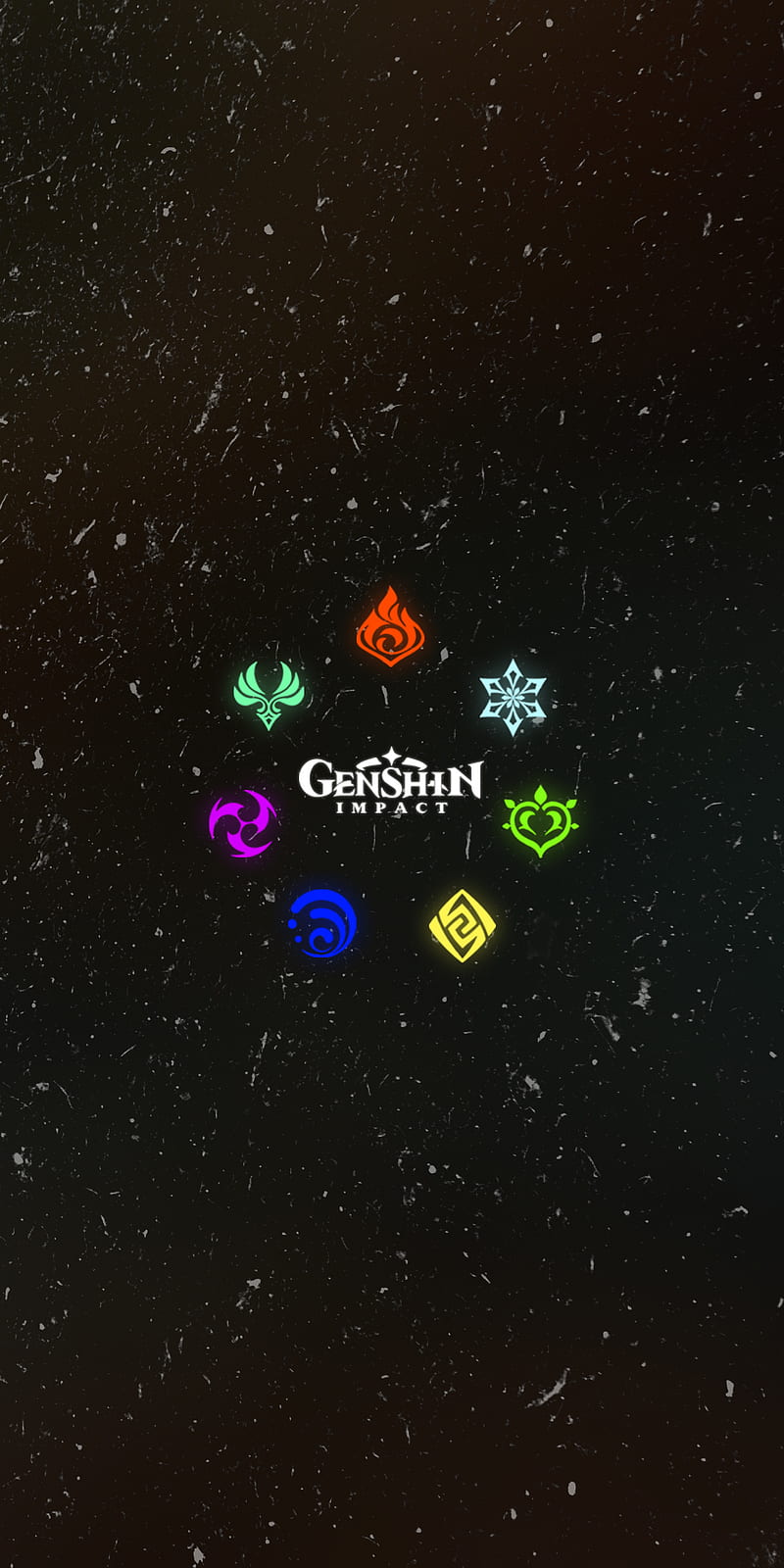 Elements genshin, android, games, genshin impact, HD phone wallpaper