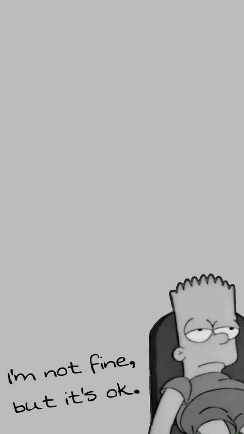 simpsons #sad #barthsimpson #breakheart #perfil #perfilphoto - Imagenes Sad  Para Perfil, HD Png Download , Transparent Png Image - PNGitem