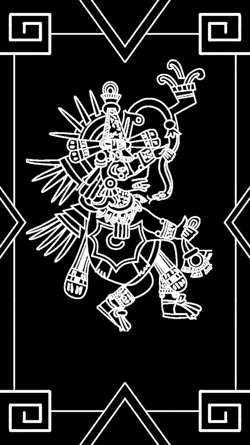 Download A fearless Aztec Warrior stands guard for his people Wallpaper   Wallpaperscom