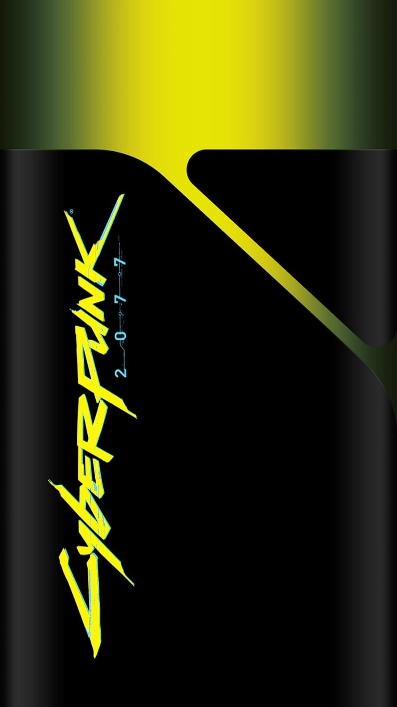 CYBERPUNK 2077 YELLOW PHONE WALLPAPER