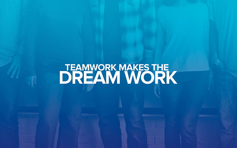 Quotes, TeamWork makes the Dream work, art, minimal, HD wallpaper | Peakpx
