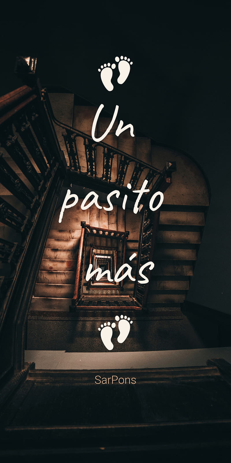 Un pasito mas, fornite, frases, love, motivation, quotes, rooms, sarpons, stairs, wizard, HD phone wallpaper