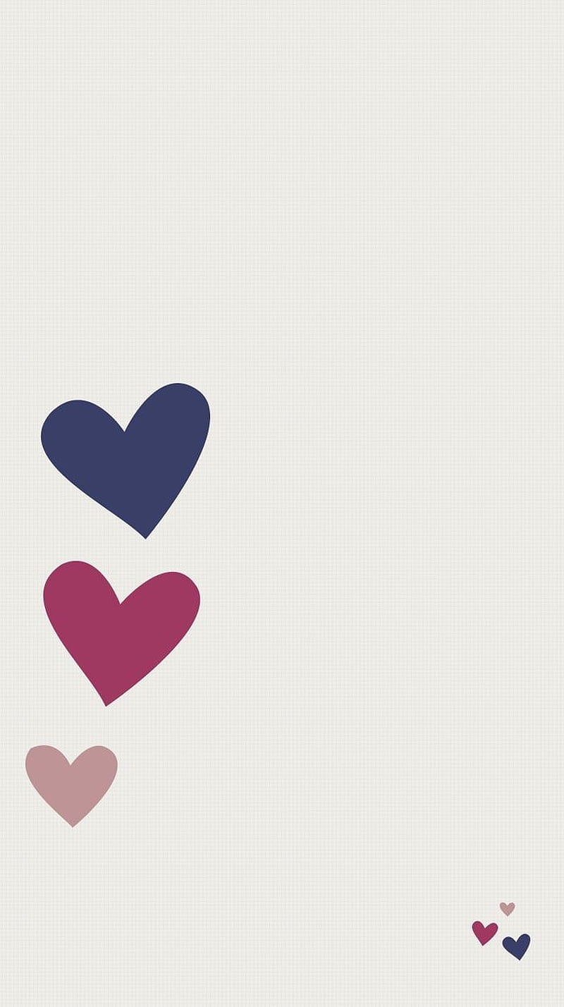 Three Hearts, heart, three, HD phone wallpaper | Peakpx