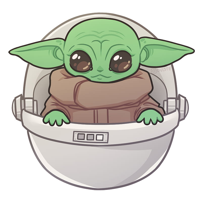 Baby Yoda / Baby Grogu 💚❤️  Star wars drawings, Yoda art, Yoda wallpaper