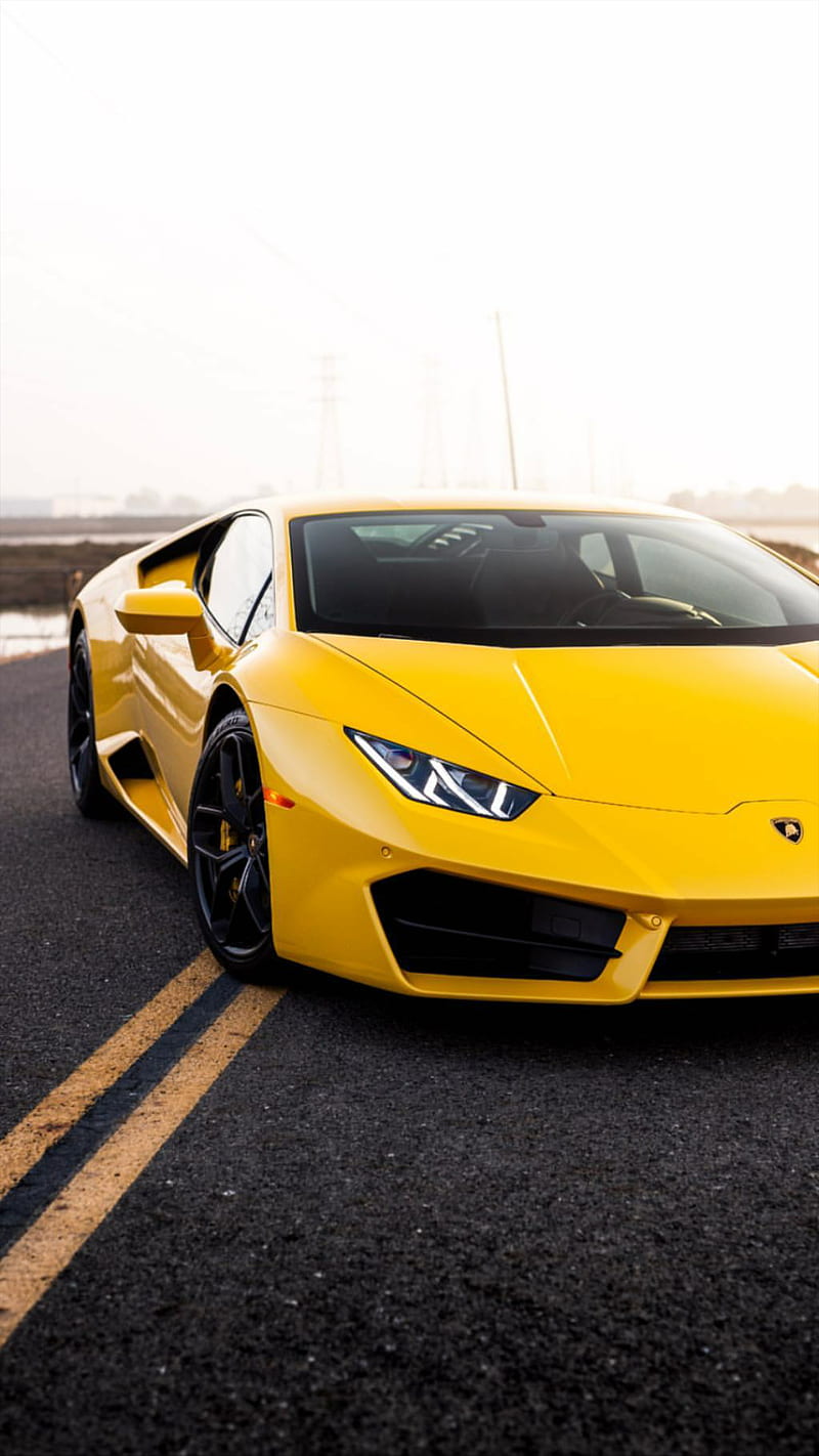 HD wallpaper: yellow Lamborghini Huracan coupe, Hurricane, full face, car,  architecture | Wallpaper Flare