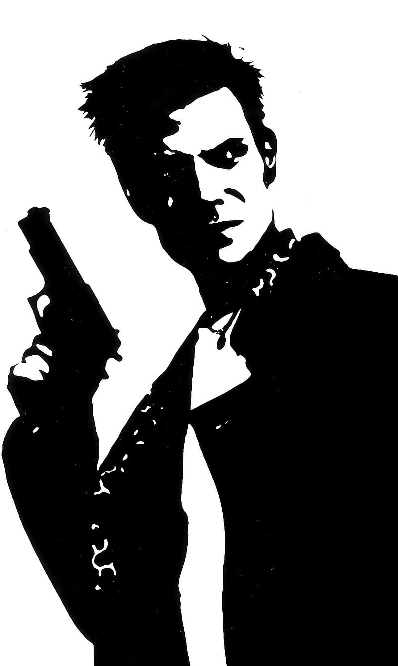 Max Payne poster, 2001, action, game, gun, hero, max payne, pc, shooter, HD phone wallpaper