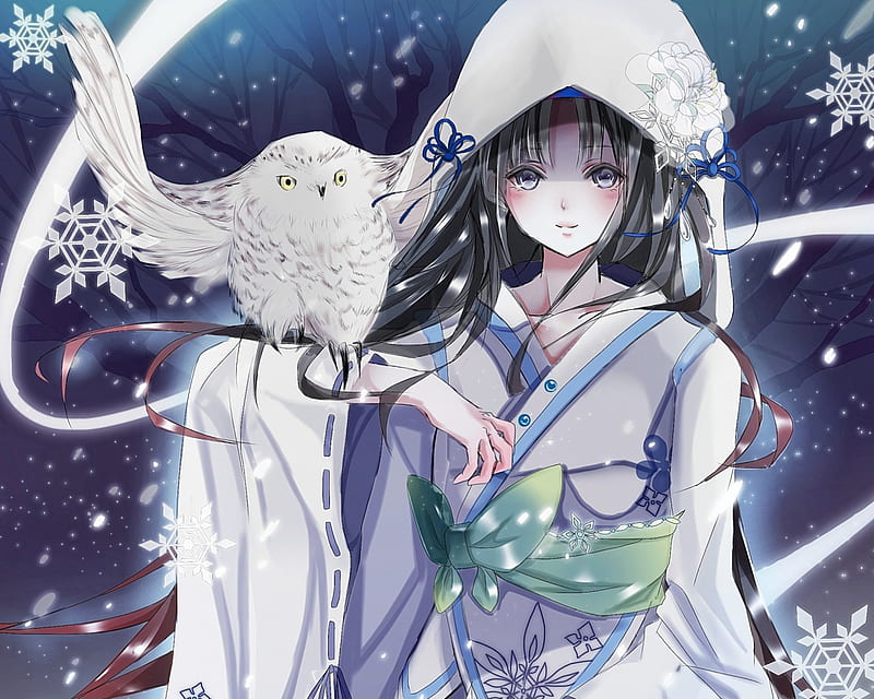 Yarn 🧶 winter hat, yarn 🧶 winter gloves, yarn 🧶 winter scarf on a  beautifully anime girl - AI Generated Artwork - NightCafe Creator