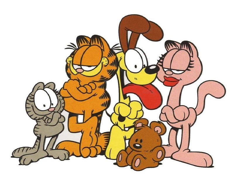 Garfield and Co, garfield, cartoon, cat, HD wallpaper | Peakpx