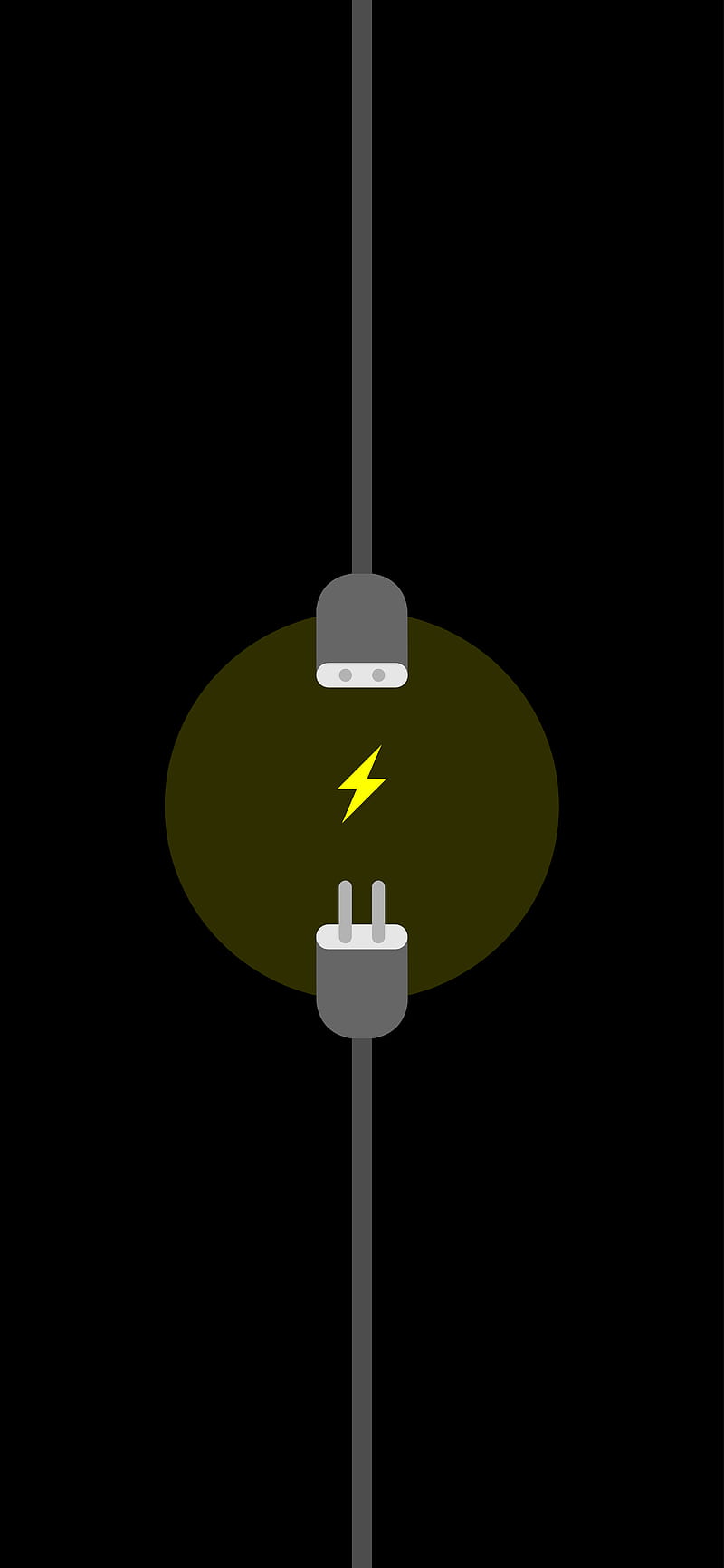 electric cable 2, black, dark, electricity, geometry, gray, light, minimal, modern, neon, white, HD phone wallpaper