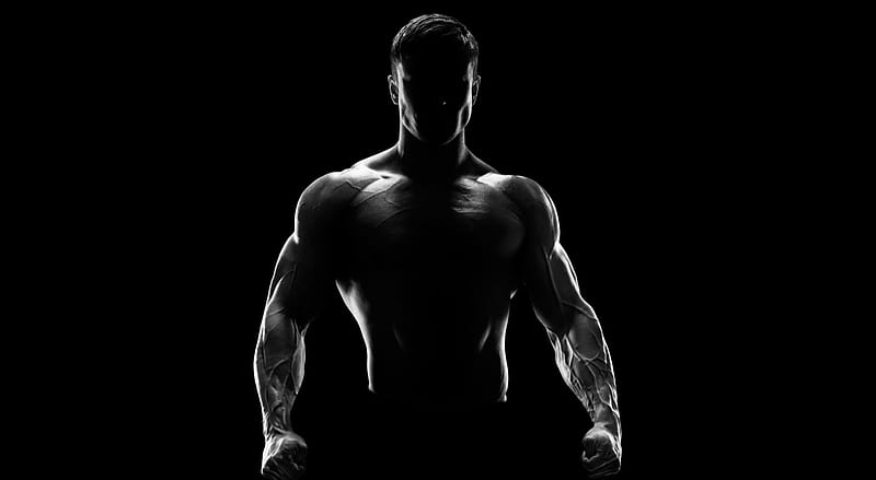 Real Man Ultra, esports, Fitness, dark, Body, Motivation, Bodybuilding, Muscle, HD wallpaper