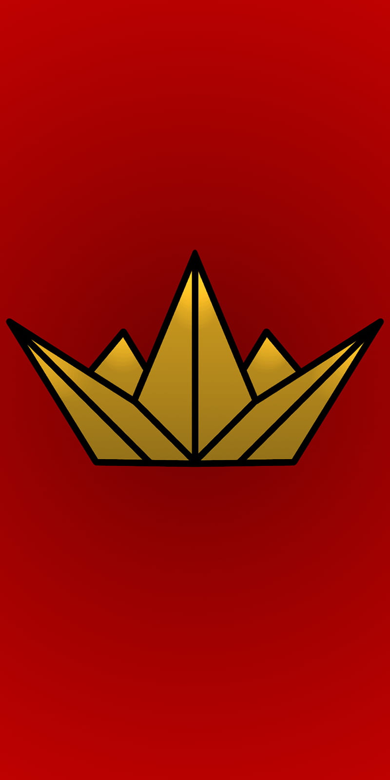 goldcrown, black, crown, gold, golden, king, logo, logos, minimalist, minimalistic, red, HD phone wallpaper