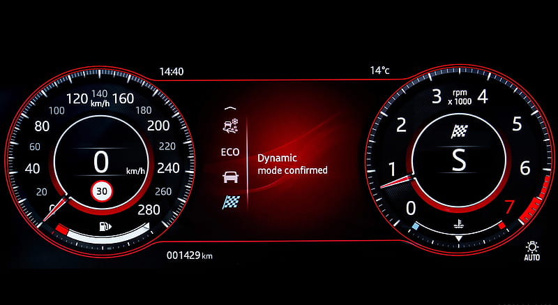 2020 Jaguar XE - Digital Instrument Cluster , car, HD wallpaper