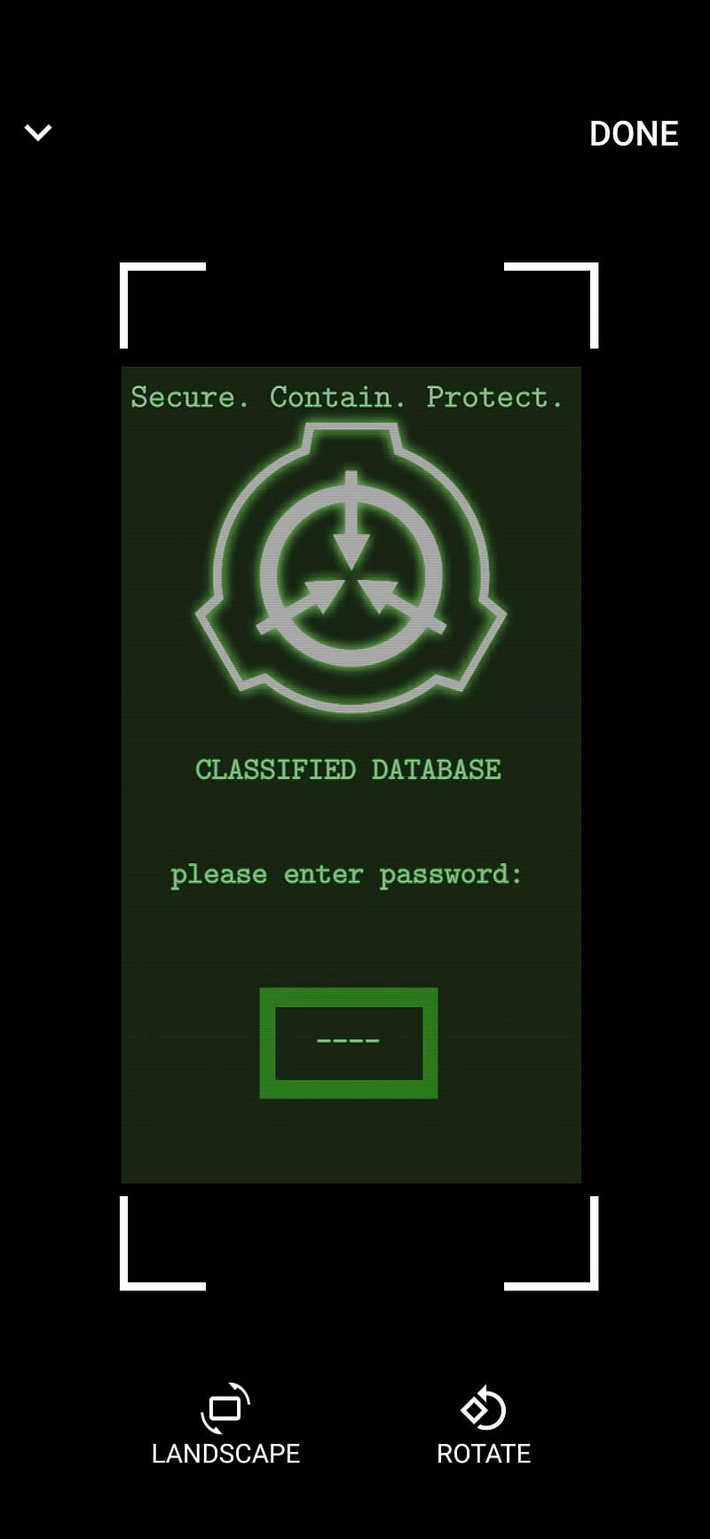 Scp password, secure, HD phone wallpaper