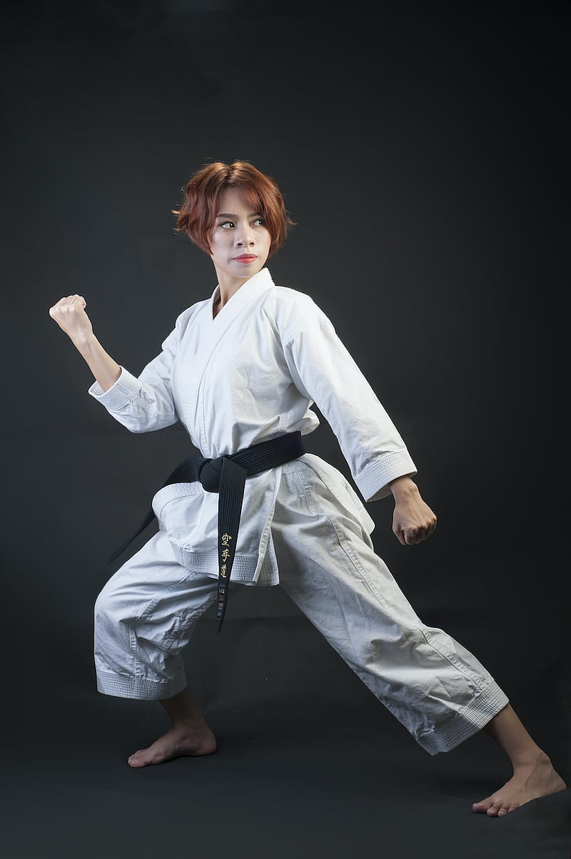 woman wearing karate gi – Karate, Girl Karate, HD phone wallpaper