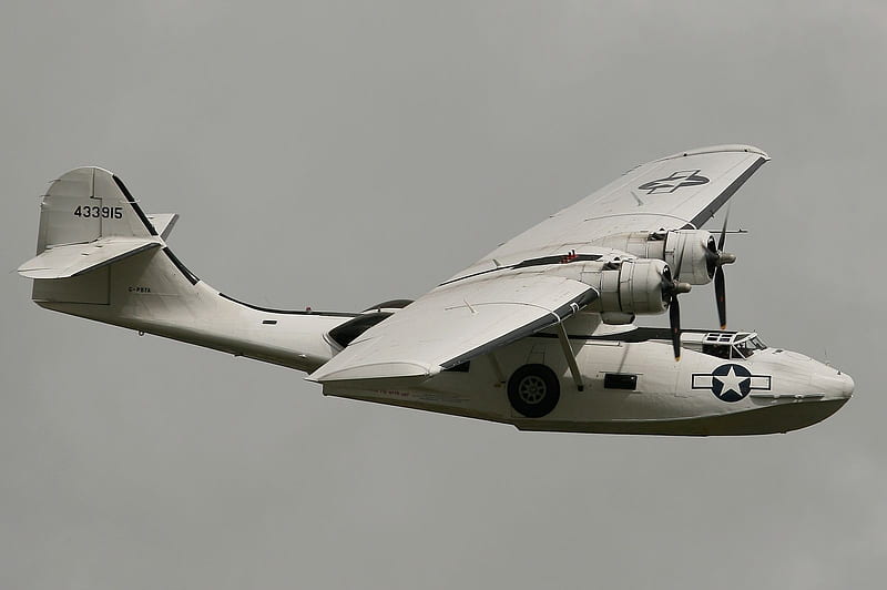Consolidated Catalina, united states air force, world war two, catalina, flying boat, HD wallpaper