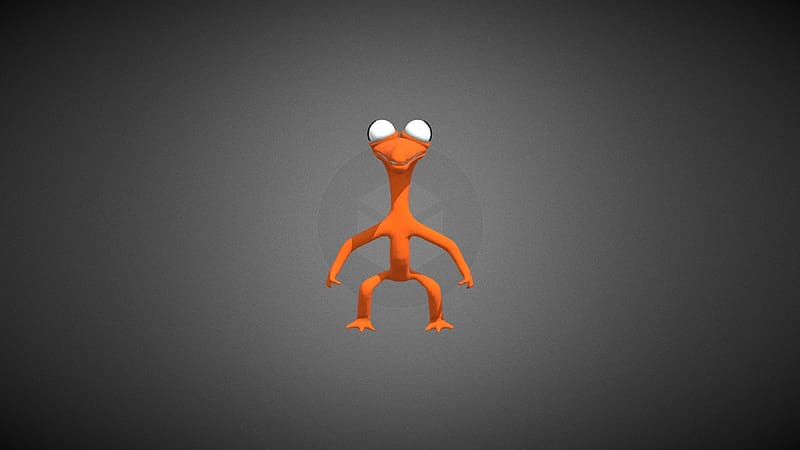 Orange from rainbow friends (rigged) - 3D model by yes [6aea622