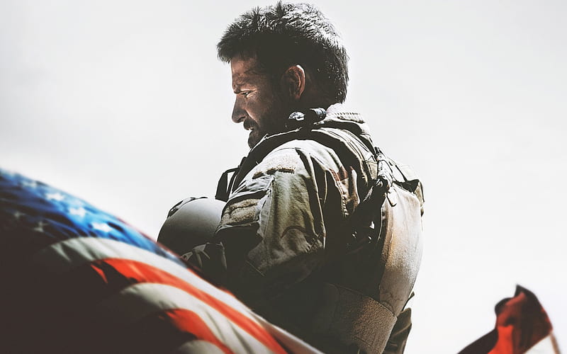 American Sniper, Hero, guerra, Victims, Sniper, American, Flag, cooper, HD wallpaper