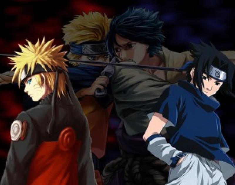 naruto vs sasuke, naruto, anime, HD wallpaper