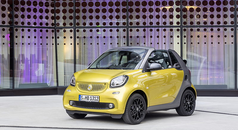 2016 Smart ForTwo Cabrio Prime (Color: Black to Yellow / Titania Grey ...