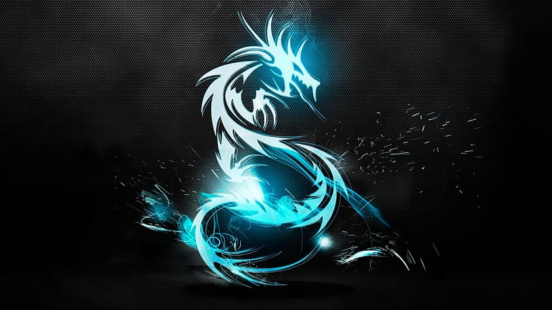 Ice, Dragon, Cant think of a fourth, Frost, blue, HD wallpaper