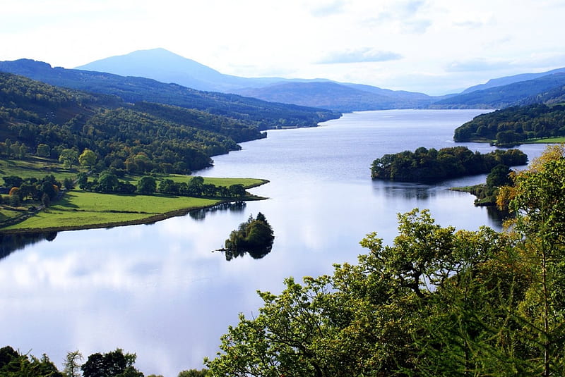 Queen's View - Loch Tummel - Scotland, Scotland, Scottish Highlands, Scottish Lochs, Loch Tummel, HD wallpaper