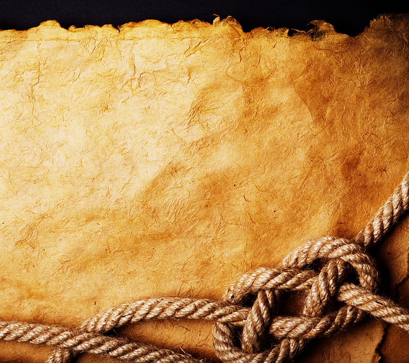 Old Paper, rope, HD wallpaper