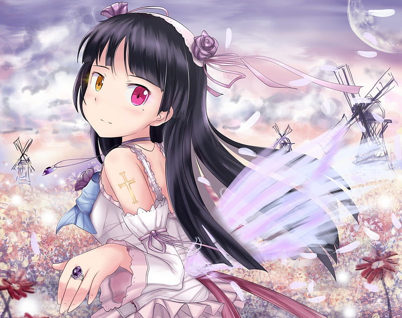 ore no imouto ga konna ni kawaii wake ga nai, gokou ruri, anime, manga, ring, red eyes, HD wallpaper