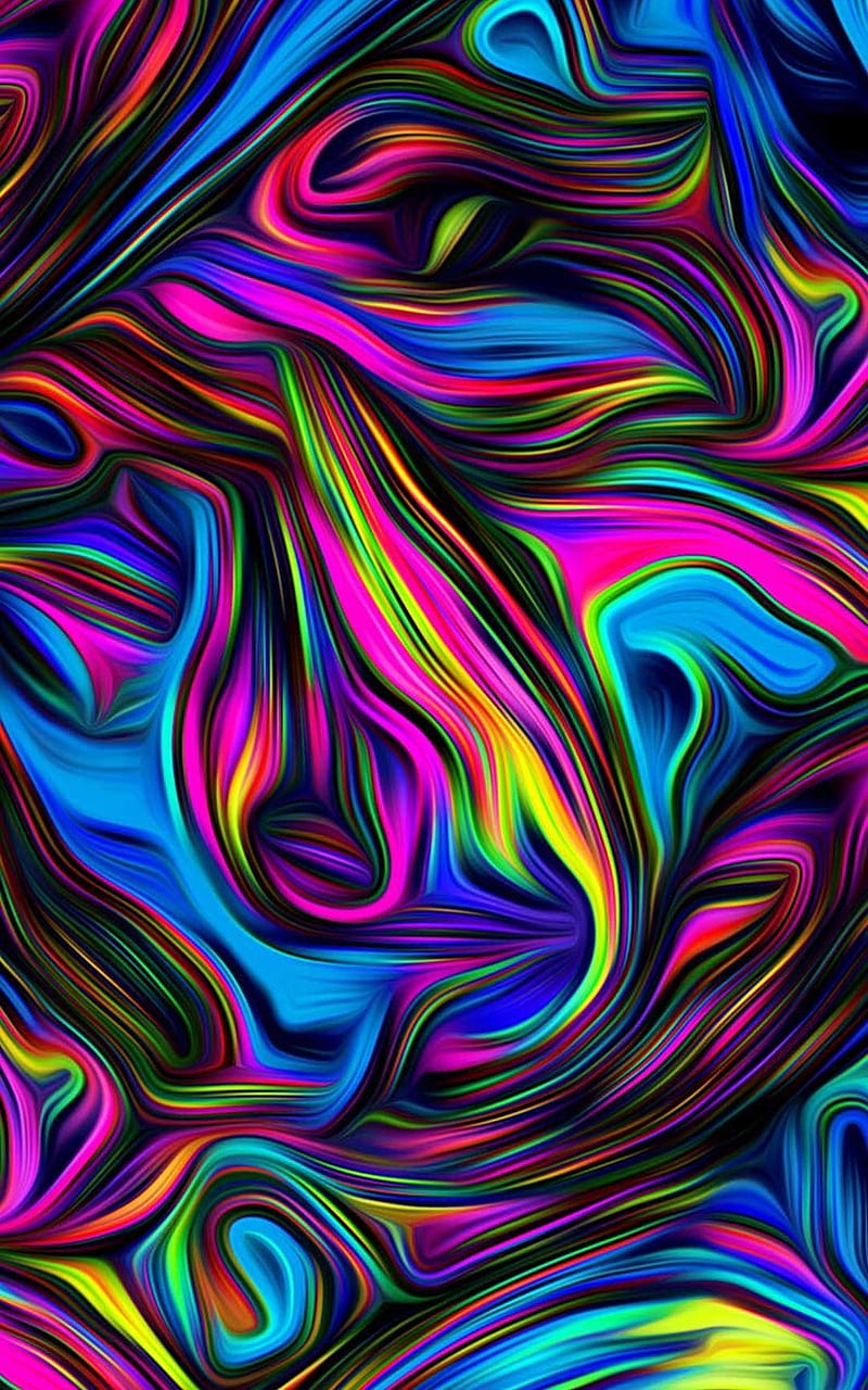 Groovy Baby, abstract, groovy 60s, psychedelics, swirl, HD phone wallpaper